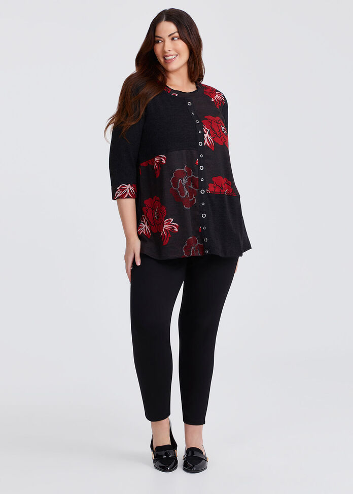 Petite Ponte Willow Slim Leg Pant, , hi-res