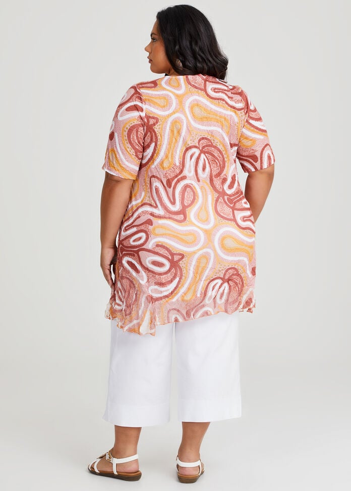 Shop Plus Size Elverina Garbara Top in Multi Taking Shape UK
