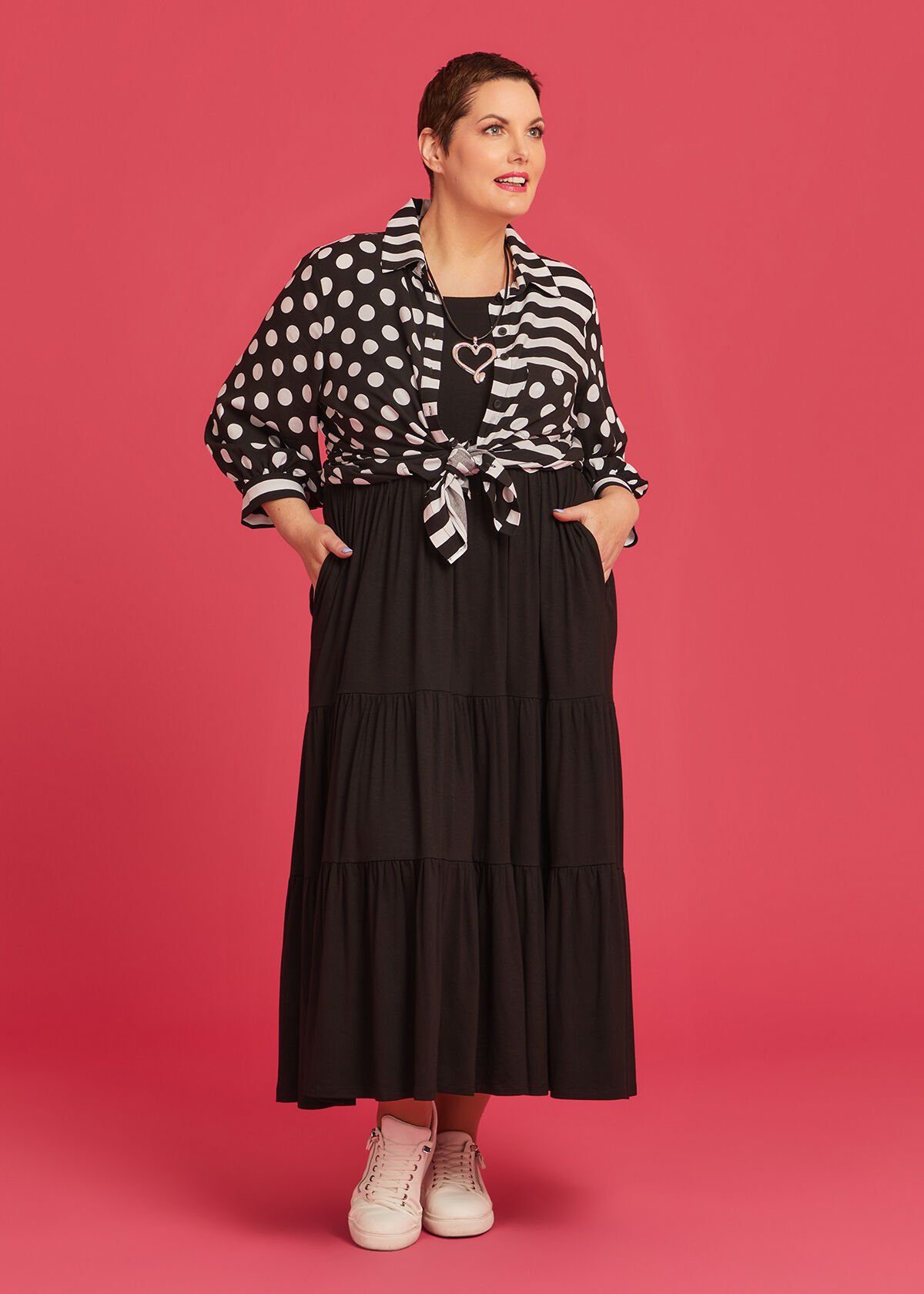 Plus size pinafore dress australia discount