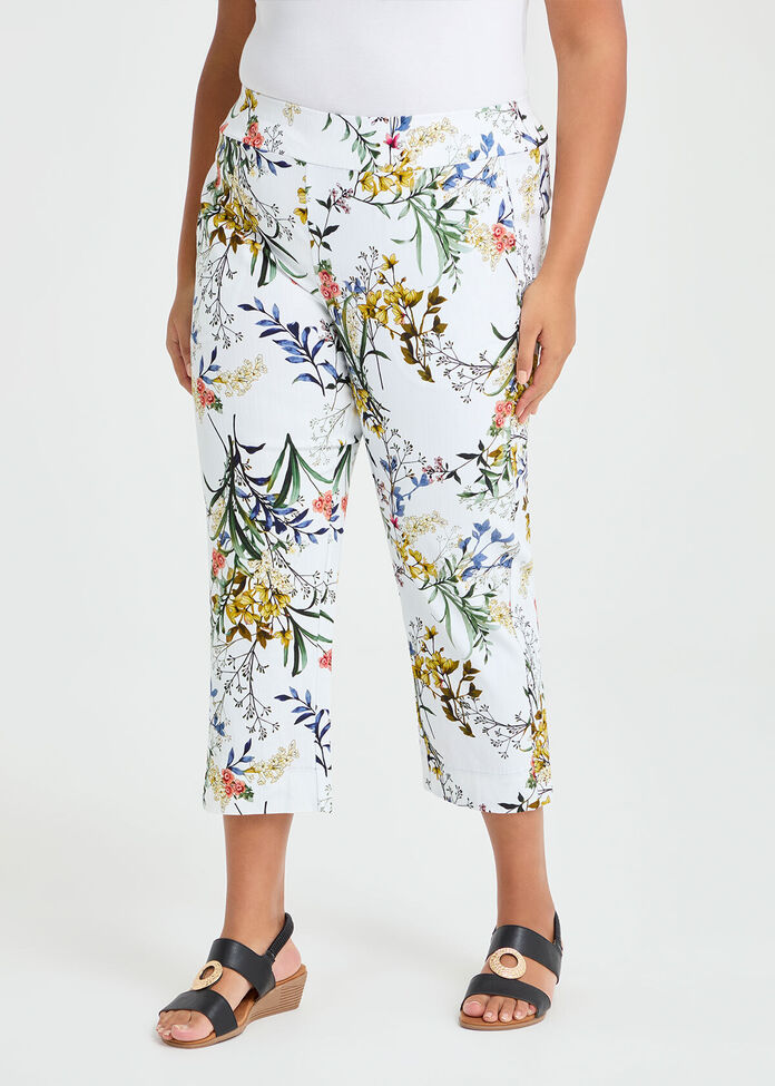 Print Bliss Stretch Taper Pant, , hi-res