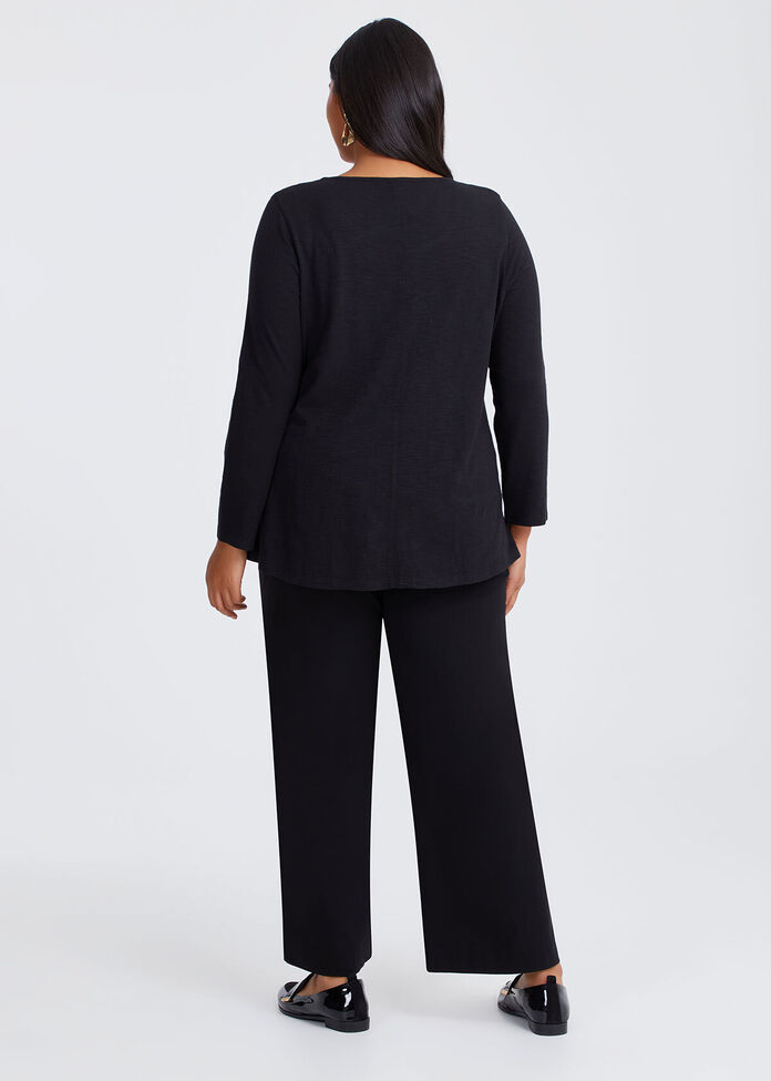 Cotton Adorne Top, , hi-res