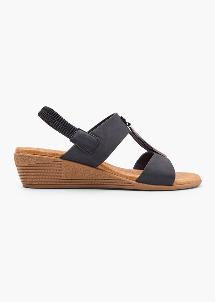Ring Detail Wedge Sandal, , hi-res