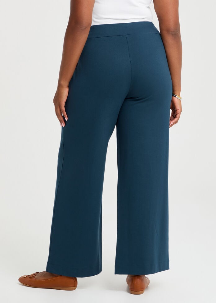Petite Ponte Harper Wide Leg Pant, , hi-res