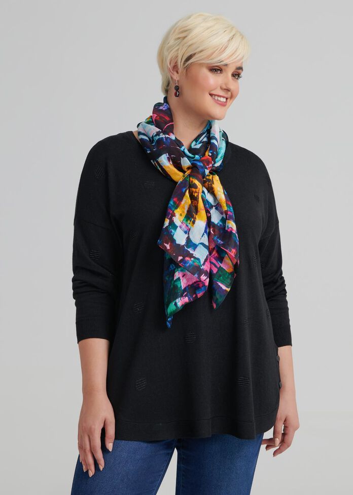 City Lights Silk Scarf, , hi-res