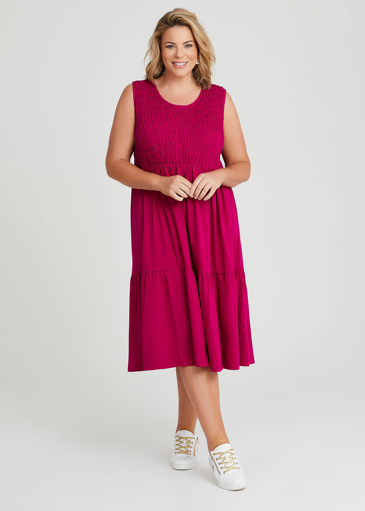 Plus size hotsell cotton tank dress