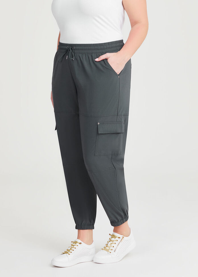 Castaway Tie Waist Cargo Pant, , hi-res