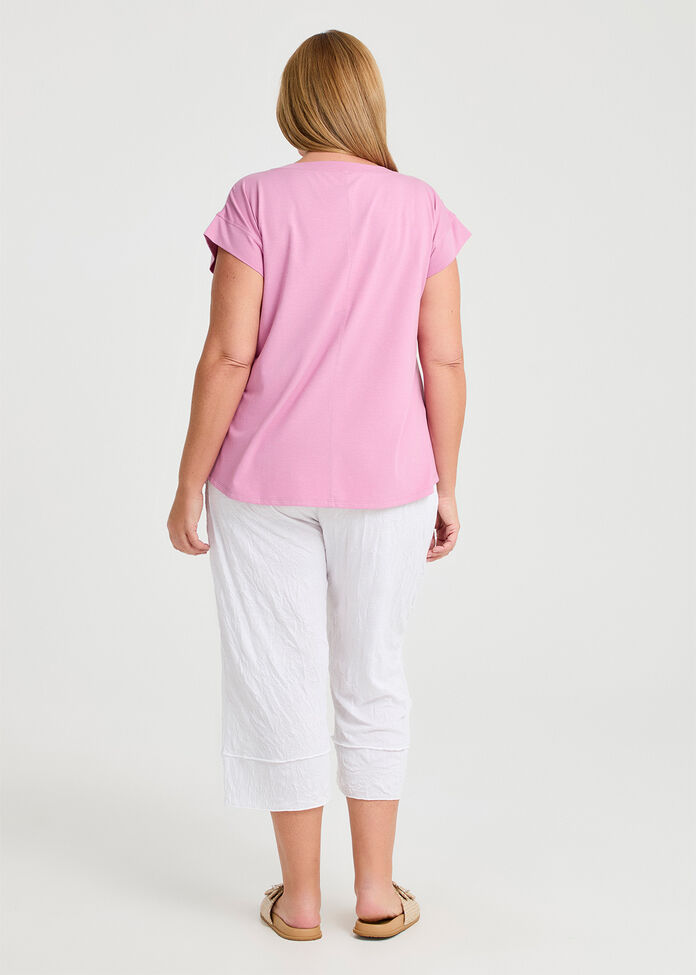 Pima Cotton Elevate Top, , hi-res