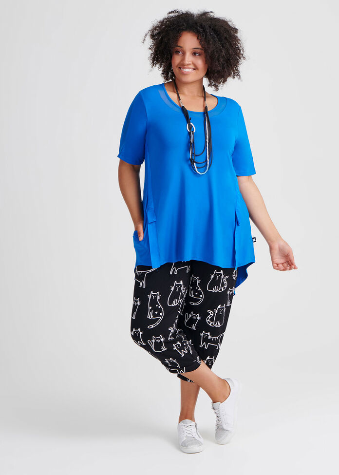 Shop Plus Size When The Cats Away Crop Pant in Multi | Taking Shape AU