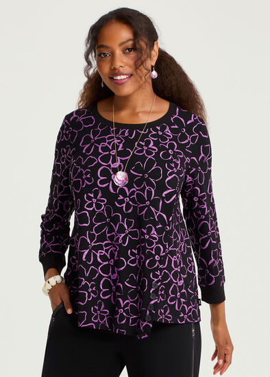 Plus Size Natural Kaia Daisy Top