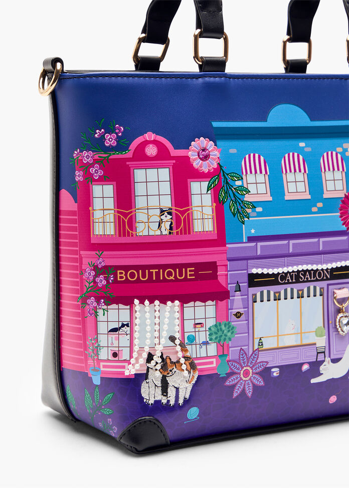 Boutique Cat Shoulder Bag, , hi-res