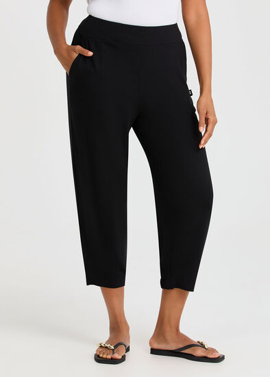 Plus Size Natural Cleo Crop Pant