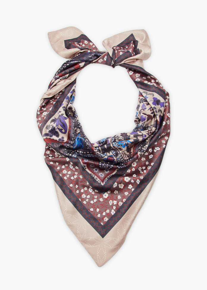 Bohemian Print Small Scarf, , hi-res