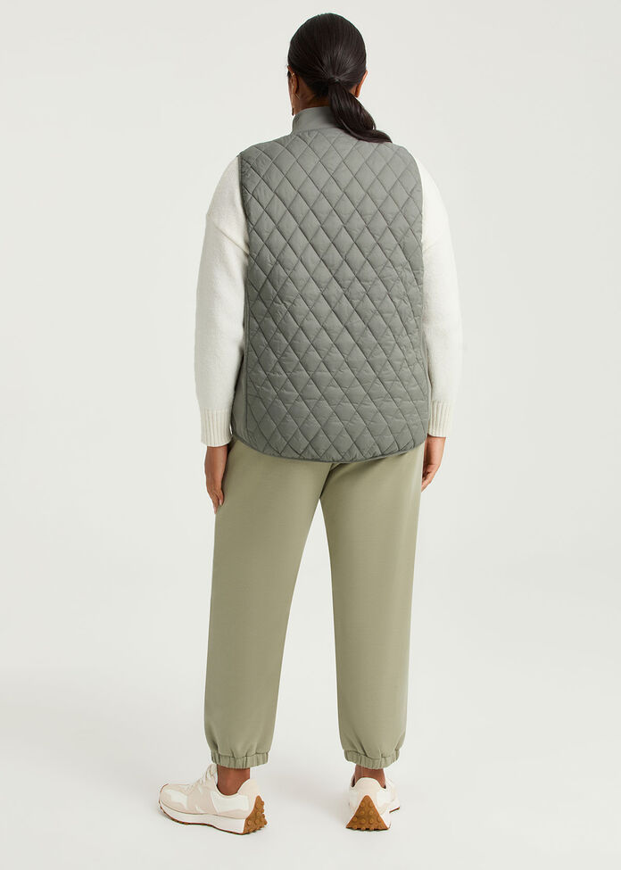Luxe Touch Mix Quilted Vest, , hi-res