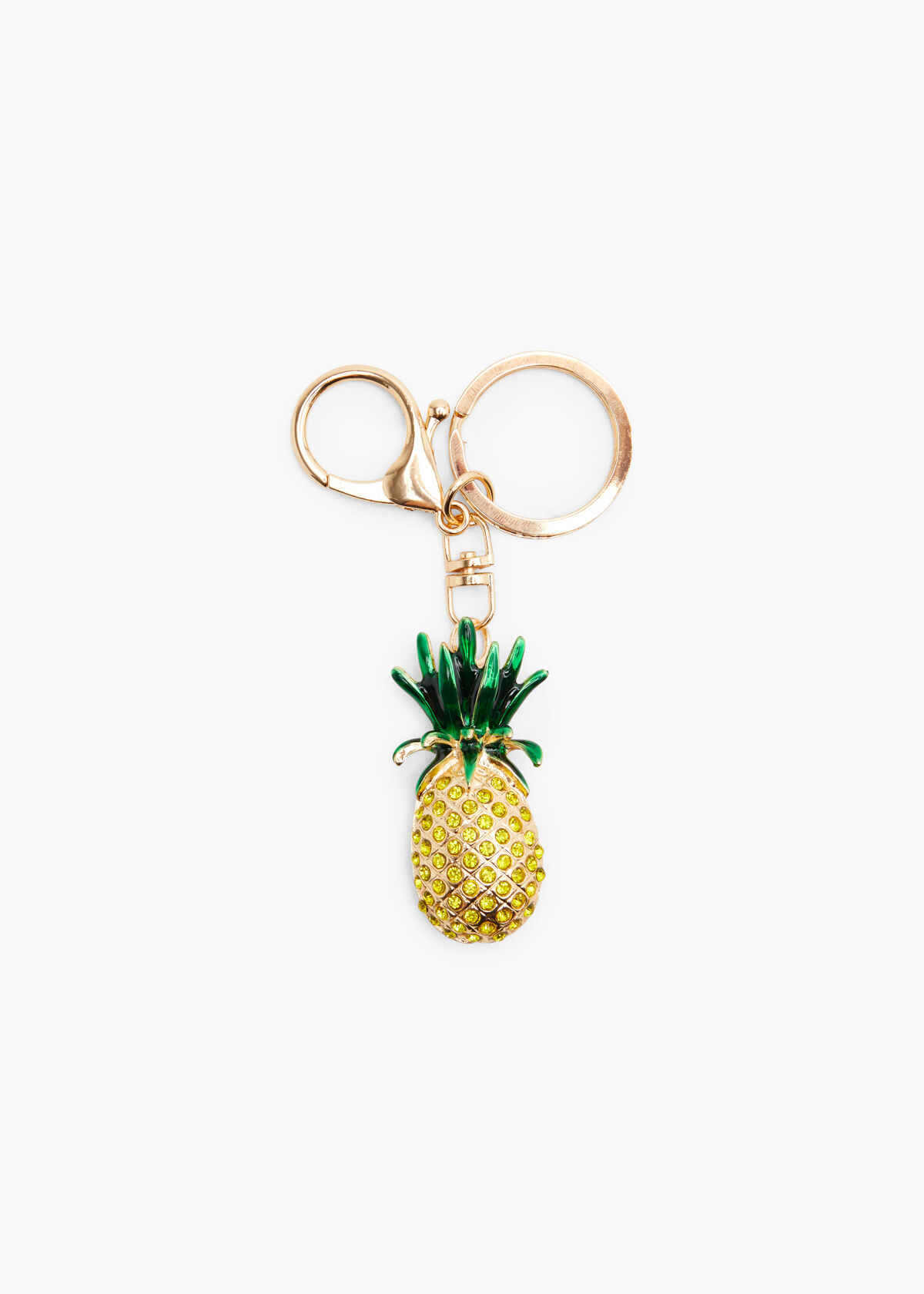 Gold new arrivals pineapple keychain