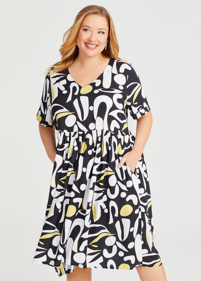 Natural Holiday Pocket Dress, , hi-res