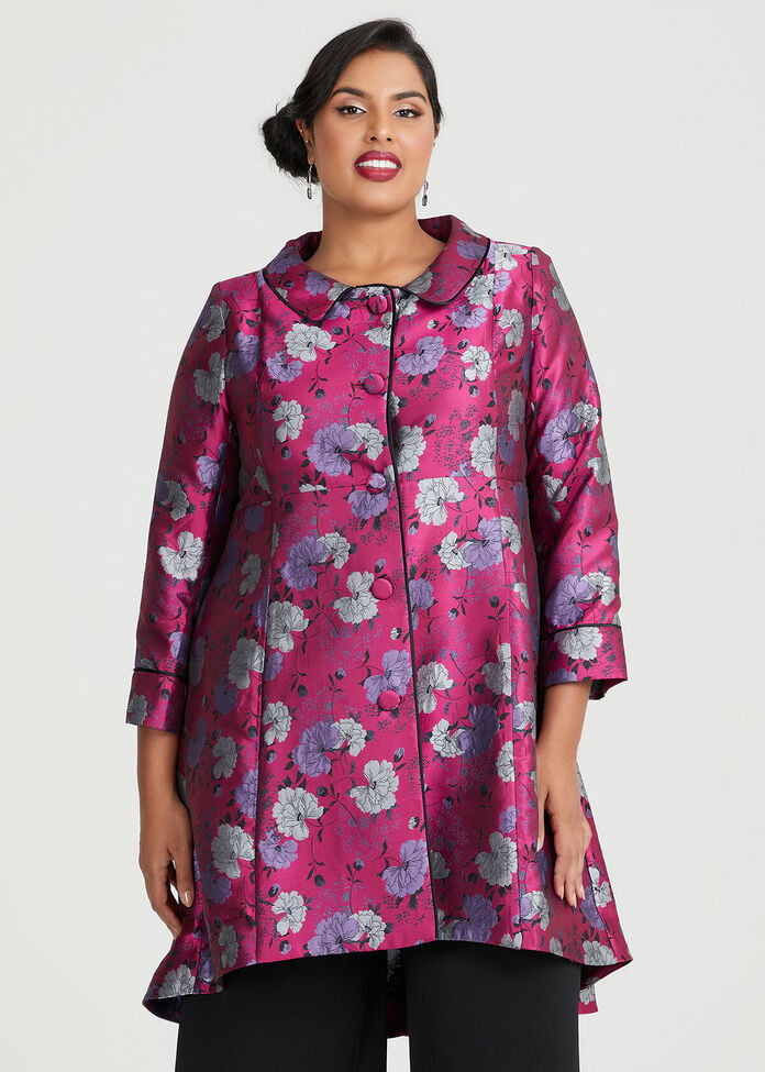 Isabella Jacquard Event Coat, , hi-res