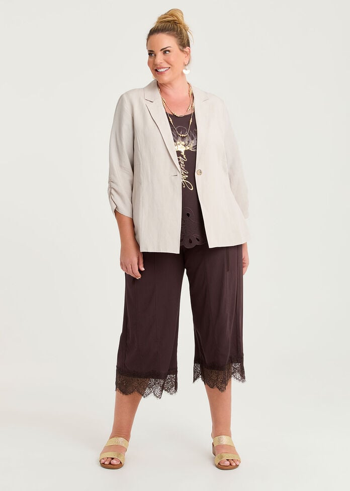 Relax Linen Blend Blazer, , hi-res