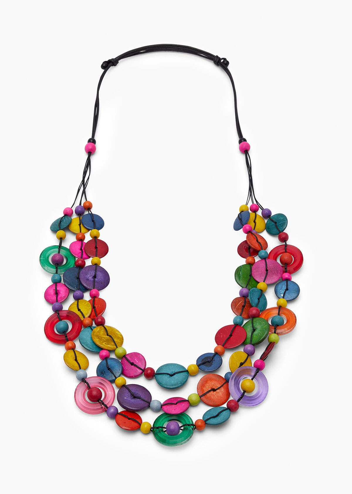 Multiple cheap circle necklace