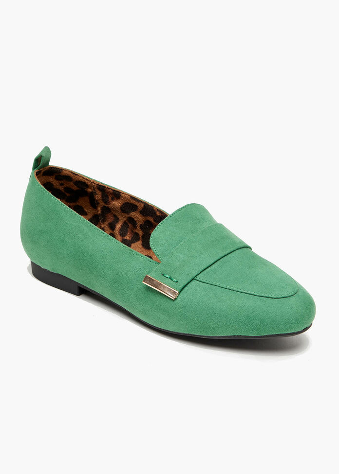 Emerald Green & Animal Loafer, , hi-res