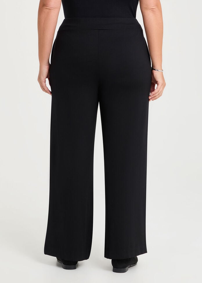 Petite Ponte Harper Wide Leg Pant, , hi-res