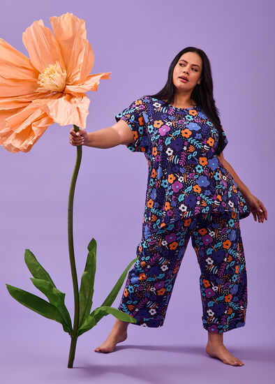 Plus Size Australian Cotton Petals Pj Pant