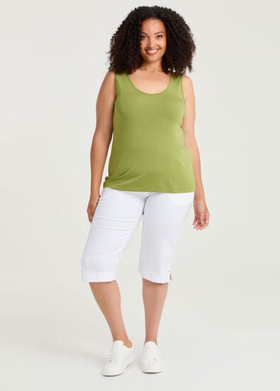 Plus Size Editorial Pocket Long Short