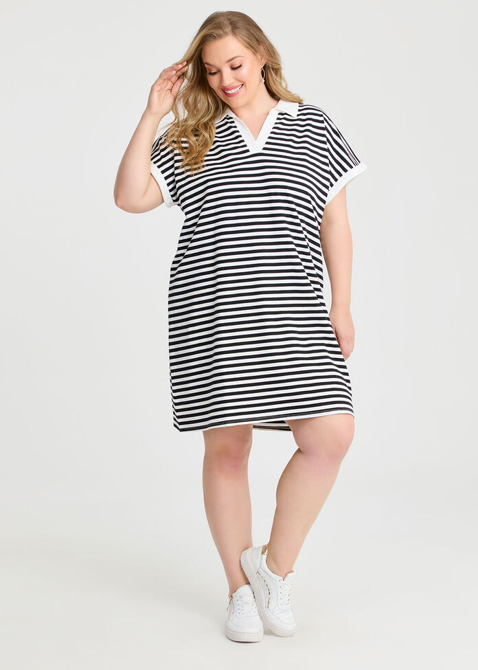 Yvonne Polo Collar Dress, , hi-res
