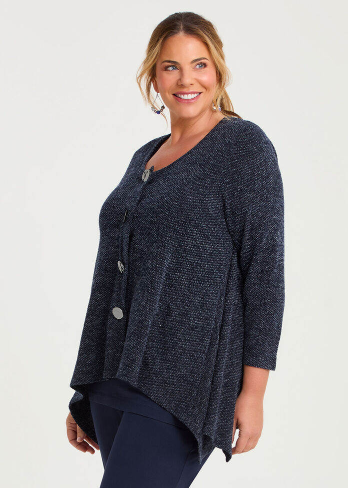 Waffle Snug Cardigan, , hi-res