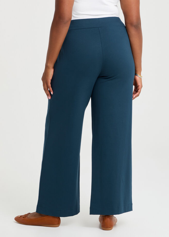 Ponte Harper Wide Leg Pant, , hi-res
