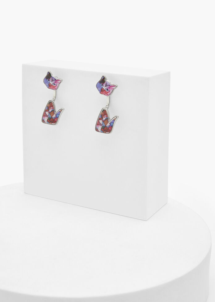 Cat Earrings, , hi-res