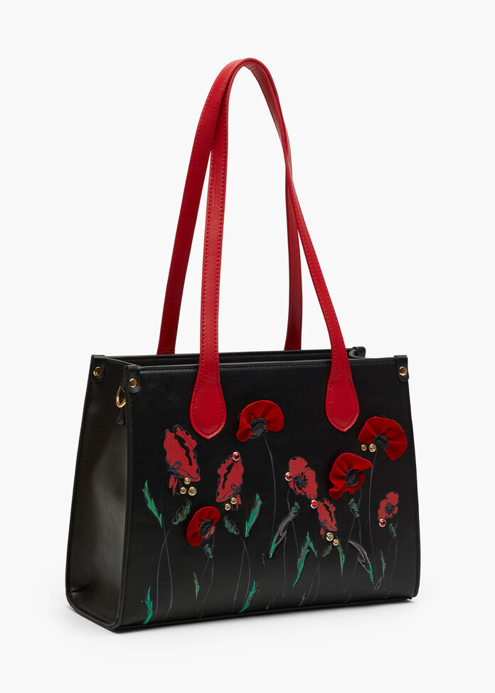 Square Poppy Shoulder Bag, , hi-res