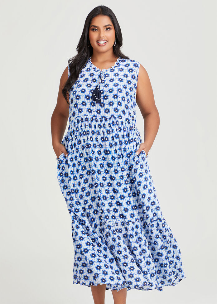 Shop Plus Size Natural Mare Dress in Multi | Taking Shape AU
