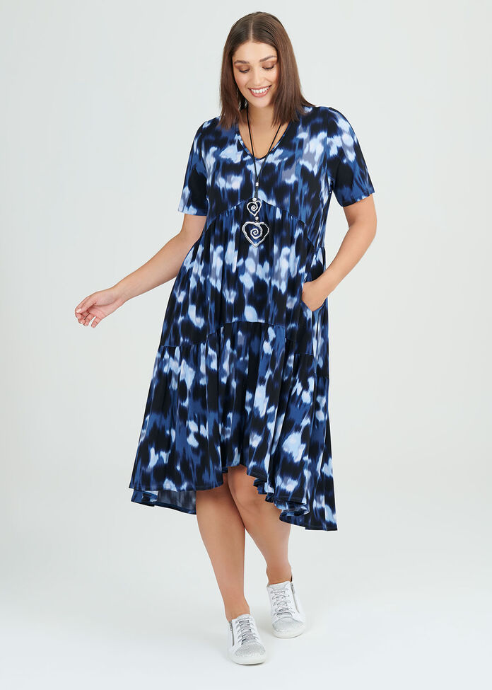 Ikat Luna Dress, , hi-res