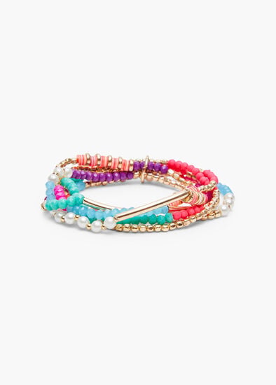 Beaded Stretch Bracelet Set
