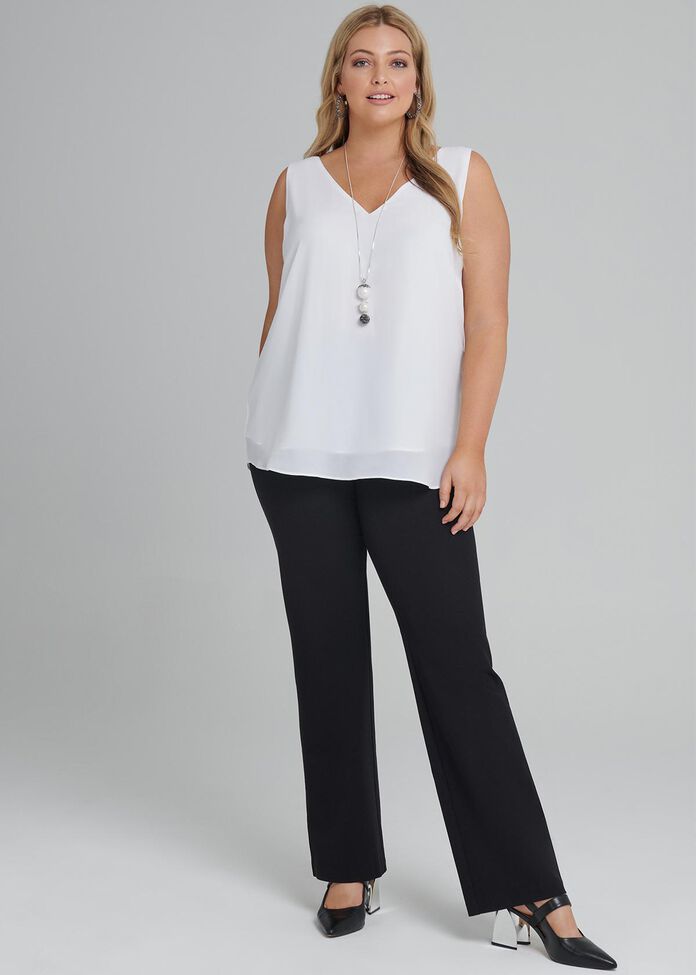 Petite Runway Straight Pant, , hi-res