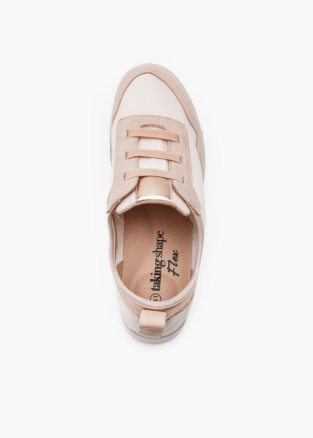 Blush slip clearance on sneakers