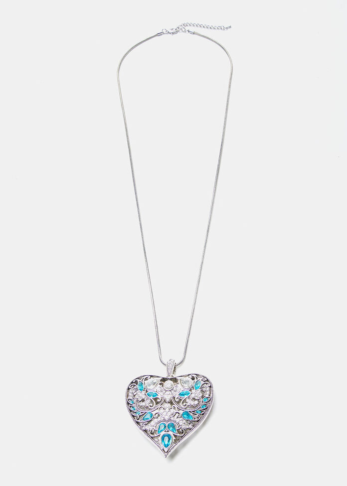 The Blues Heart Necklace, , hi-res