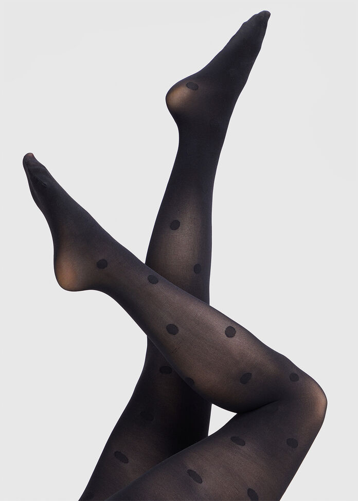 50 Denier Polka Dot Tights, , hi-res