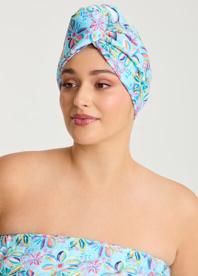 Plus Size Ettavee Hair Towel Wrap
