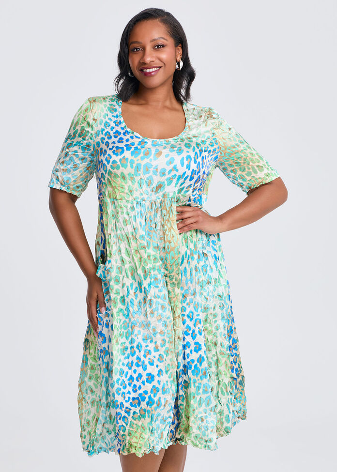 Richmond Patch Pocket Midi Dress, ANIMAL, hi-res