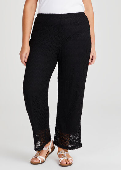 Plus Size Crochet Lulu Crop Pant
