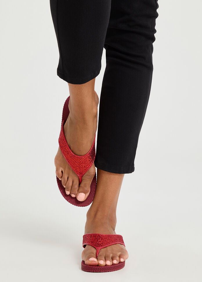 Sparkle Jelly Flip Flop, , hi-res