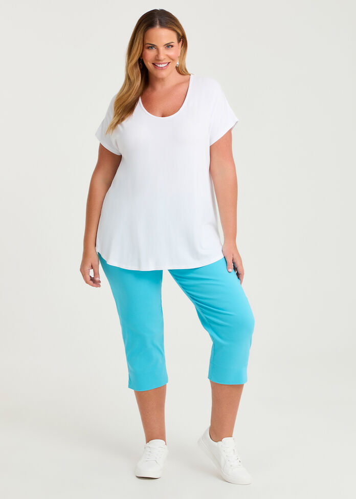 Expose Split Hem Crop Pant, , hi-res