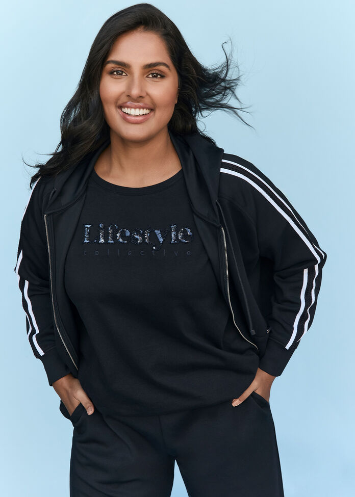 Cotton Signature Logo T-shirt, , hi-res