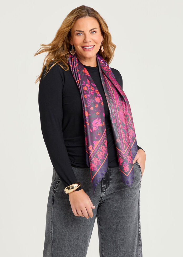 Paisley Small Scarf, , hi-res