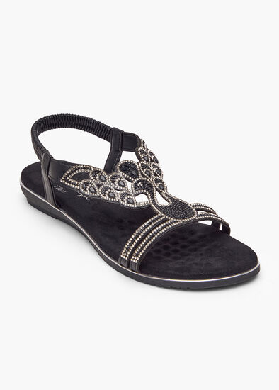 Bling Detail Flex Sandal