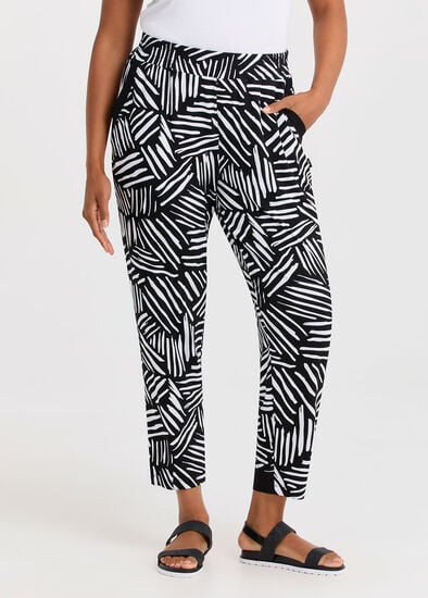 Plus Size Natural Duet Abstract Pant