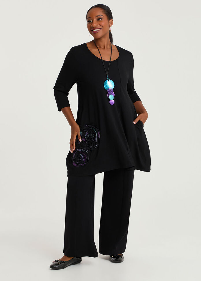 Spliced Burnout Tulip Tunic, , hi-res