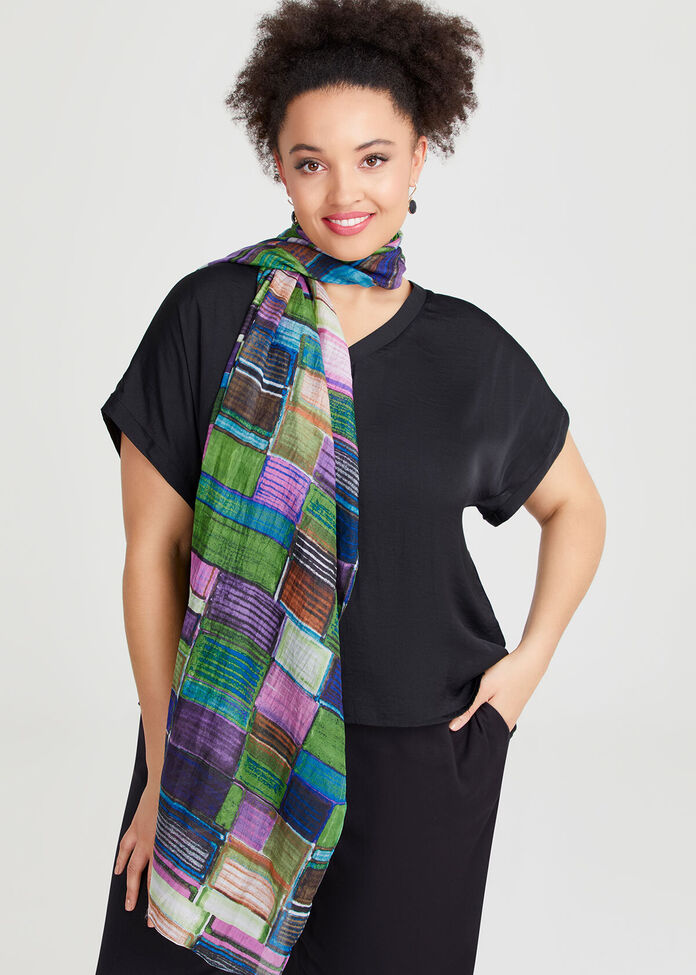 Salsa Silk Scarf, , hi-res