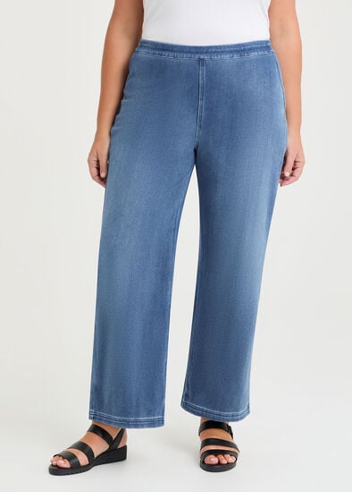Plus Size The Travel Wide Leg Jean